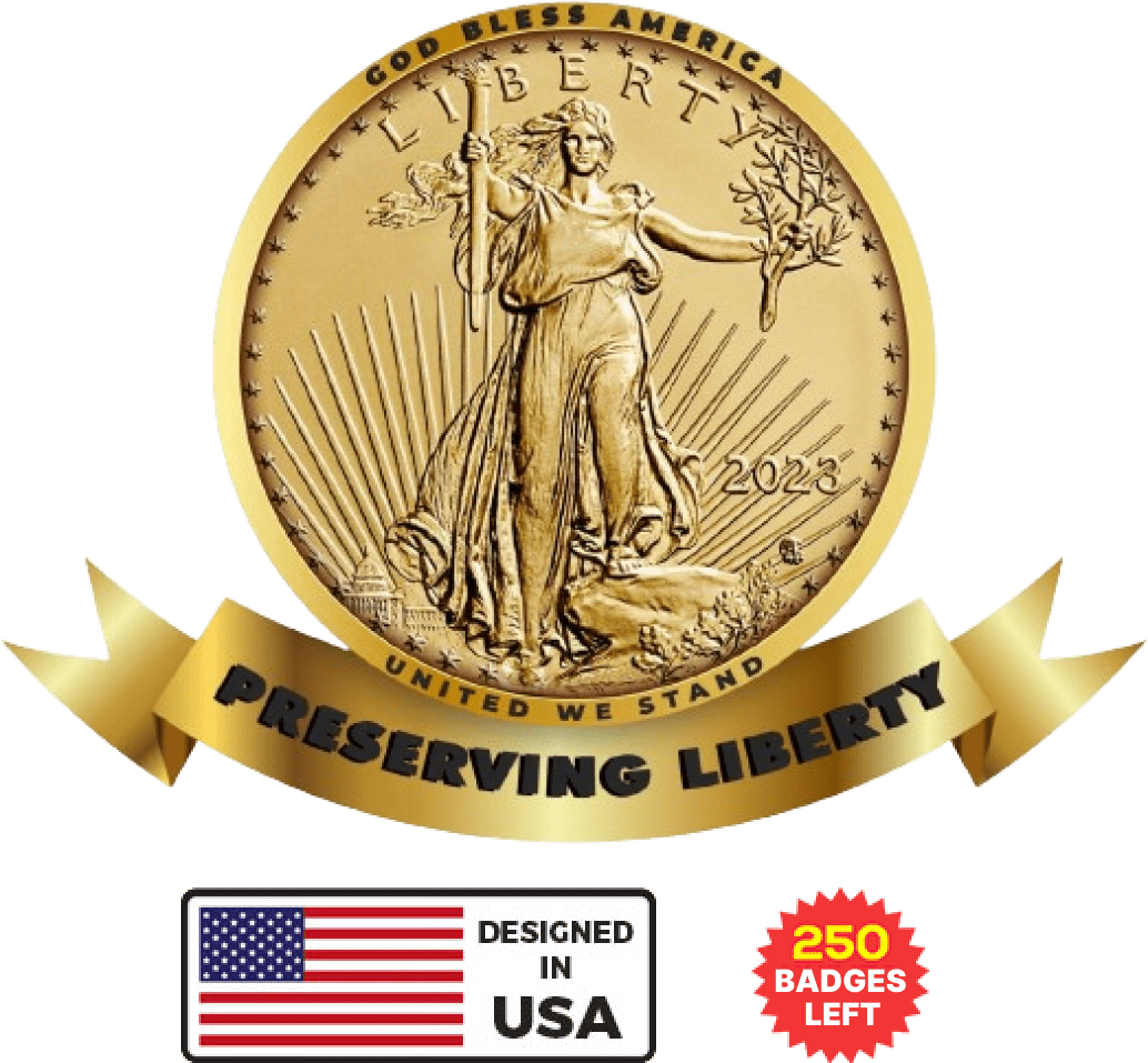 order Trump Liberty Badge